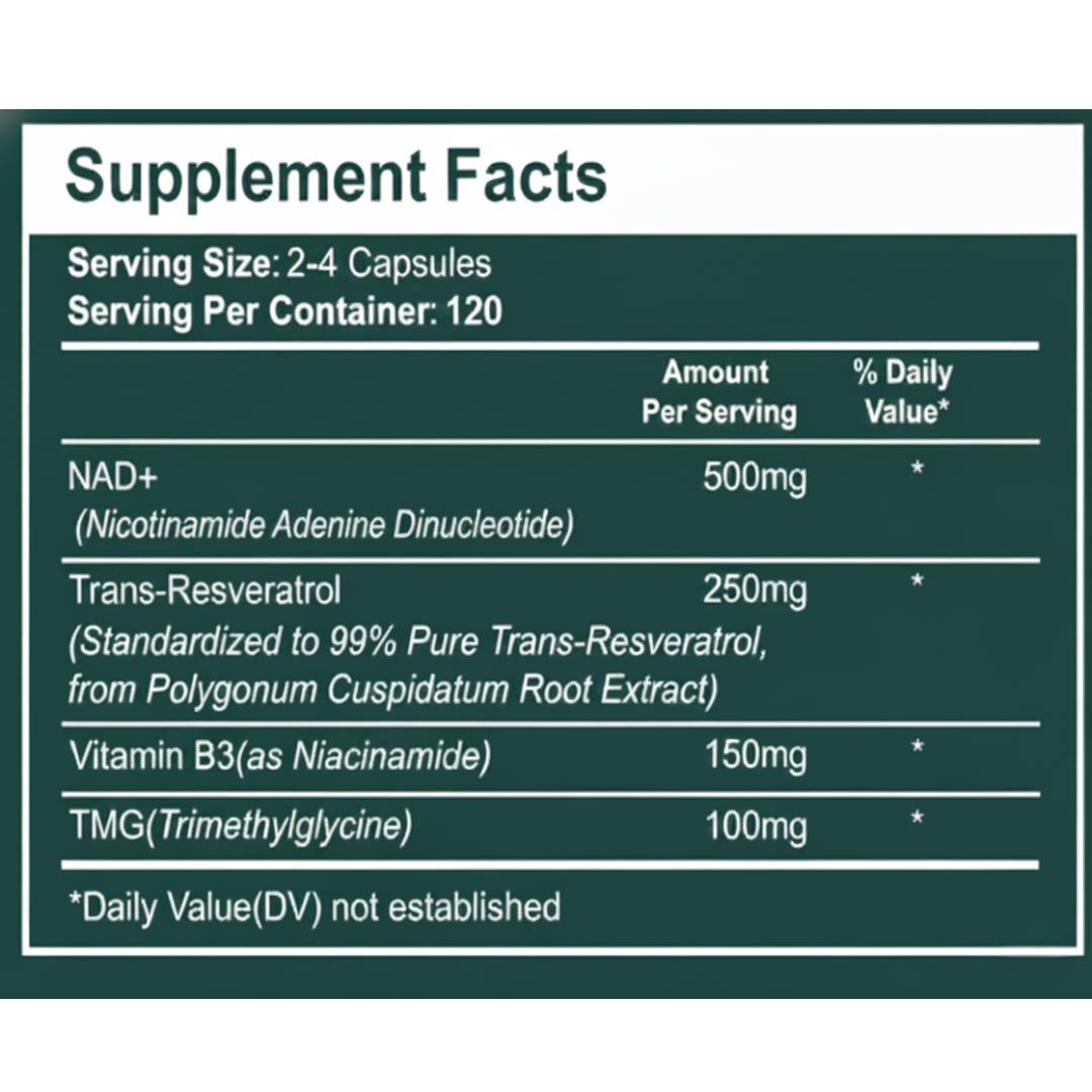 Vitanic NAD⁺ Omega3 Blend